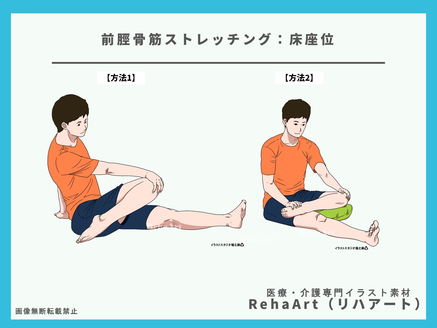 前脛骨筋の起始停止と作用とストレッチ方法のイラスト・画像5